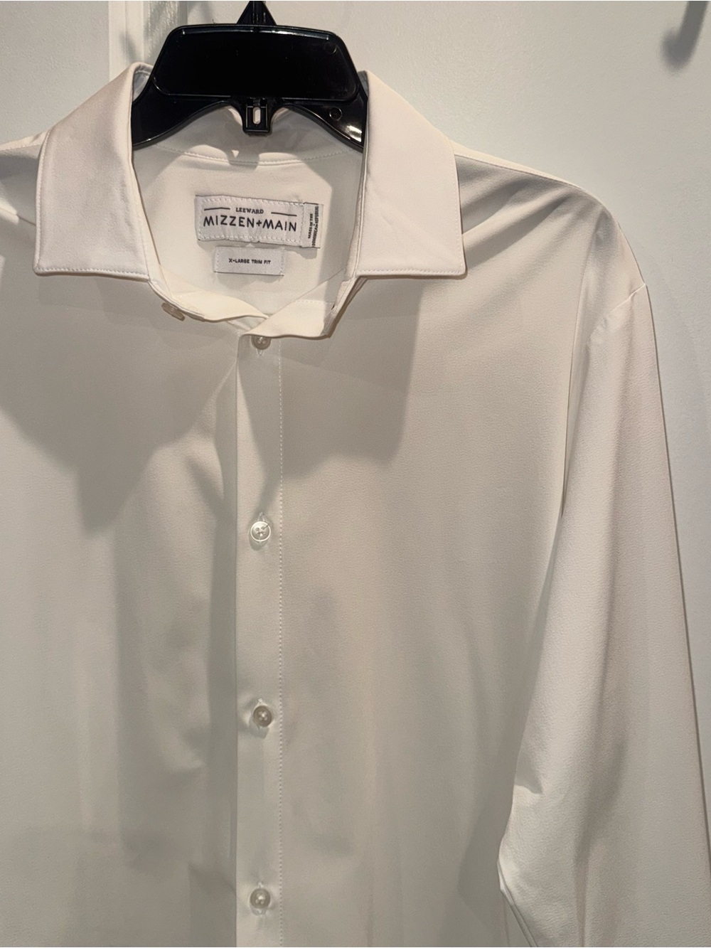 Mizzen+Main Classic White Performance Dress Shirt